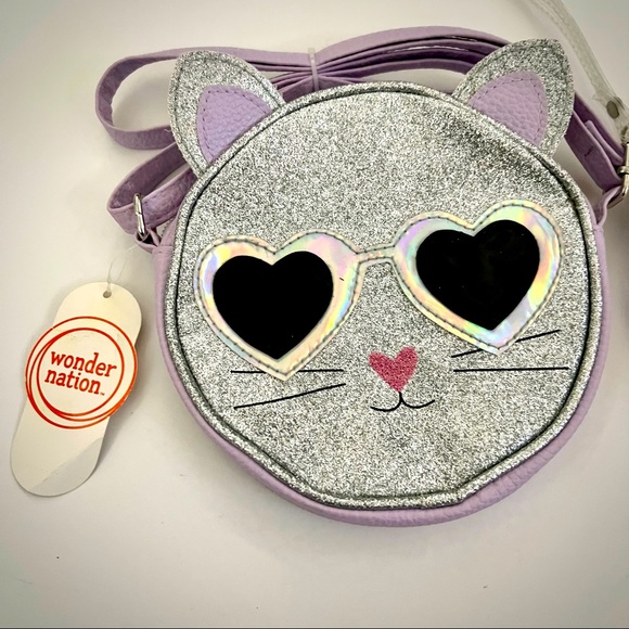 Wonder Nation Girls Accessories Bundle Purse & Sunglasses and Pouch Set NEW!! - Picture 2 of 3